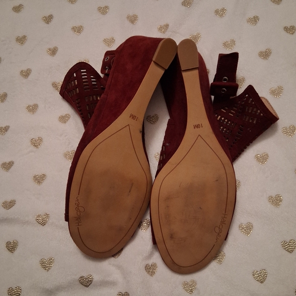 🔥3/$70 🎉S-HP🎉 Halogen Women's Peep-Toe Wedges - Picture 12 of 12